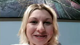 POV Creampie in Hairy Blonde Pussy