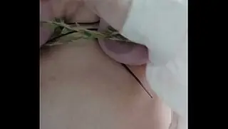 purple tits tied and cumming while in pain fat slut humiliation